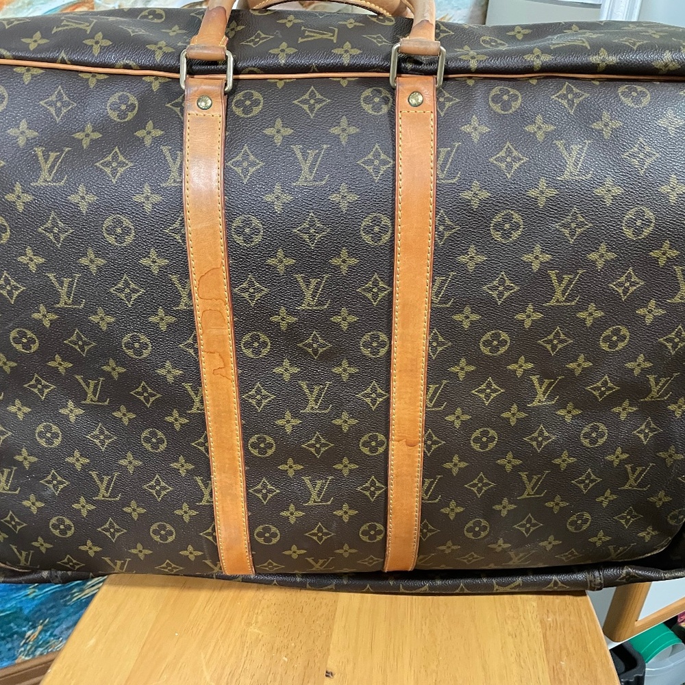 Louis Vuitton Sirius 70 Brown / Tan Monogram Canvas + Leather Weekend/Travel Bag